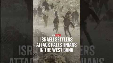 Israeli settlers attack Palestinians in the West Bank