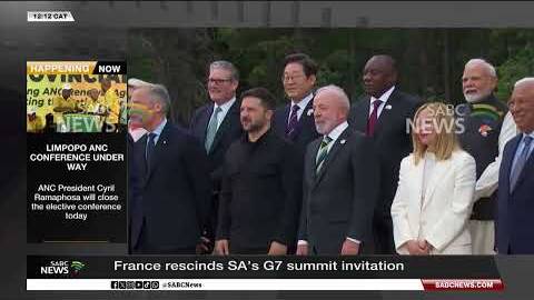 G7 France | France withdraws Ramaphosa's G7 invitation after US boycott threat - Brooks Spector