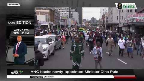ANC backs newly-appointed Minister Dina Pule