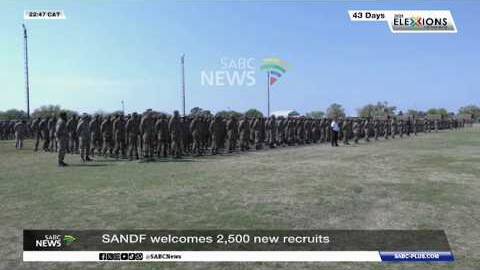 SANDF welcomes 2 500 new recruits