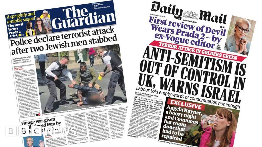 'Terror on our streets' and 'UK antisemitism out of control'
