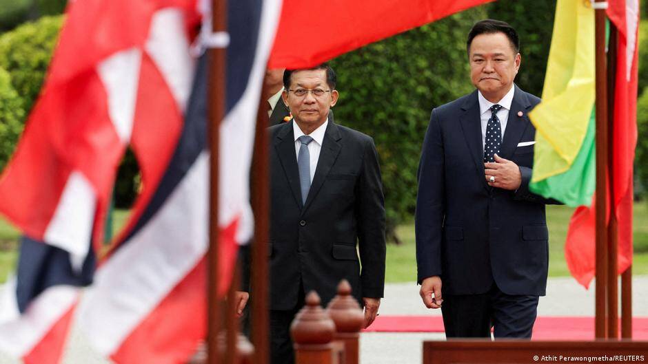Myanmar's Min Aung Hlaing seeks legitimacy in Thailand
