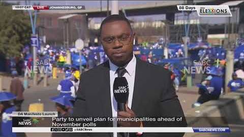 DA Manifesto | Party to unveil plan for municipalities ahead of November polls