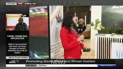 Exhibitors are showcasing their tourism products at Africa's Travel Indaba