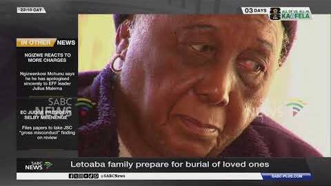 Letoaba family prepare for burial of loved ones