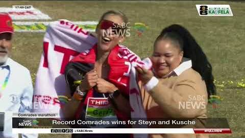 Record Comrades wins for Steyn and Kusche