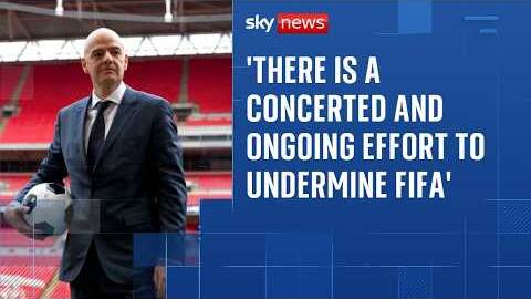 FIFA attacks critics trying to 'undermine' Gianni Infantino