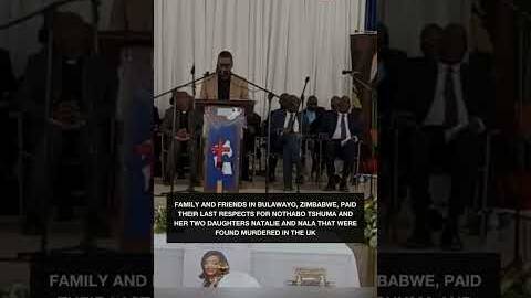 Collegues paid their last respects for Nothabo Tshuma and her two daughters