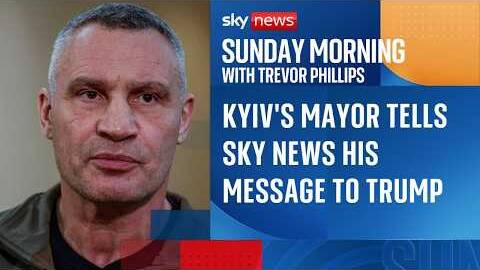Awkward pause when Kyiv mayor asked about trust in Trump | Ukraine war
