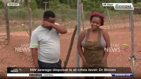 NW sewage disposal is at crisis level: Dr Bloom