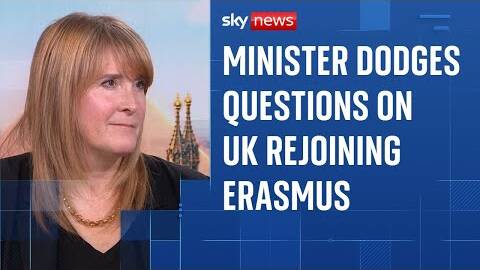 'So frustrating': Minister dodges questions on UK rejoining Erasmus