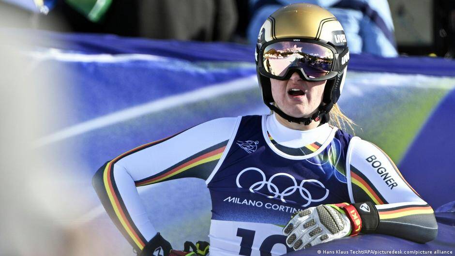 Germany's Aicher wins Olympic ski silver as Vonn crashes