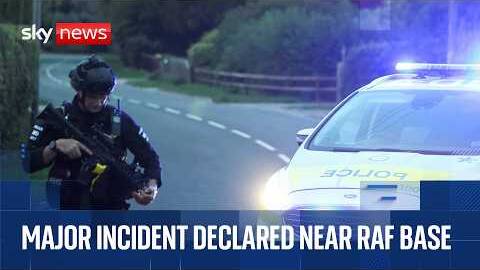 Counter-terror police leading investigation as arrests made near RAF base
