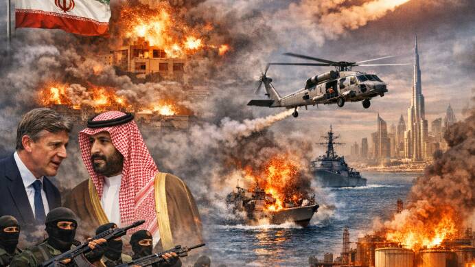 Middle East latest: UAE hit, US-Iran clash escalates as UK, Saudi urge de-escalation