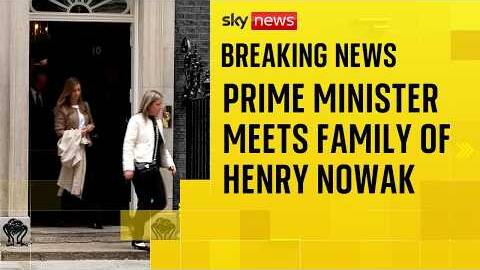 Henry Nowak's family leave No 10 after meeting with Starmer