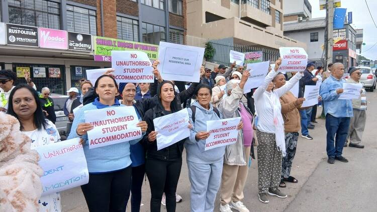 Durban residents oppose student housing