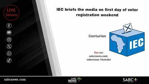IEC briefing on the first day of the voter registration weekend