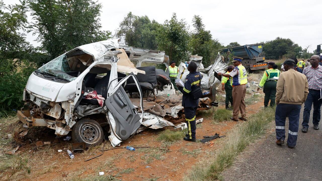 At least 11 killed in second deadly minibus-truck crash in a week in South Africa