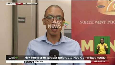 Ad Hoc Committee | NW Premier Lazarus Mokgosi to appear on allegations of improper conduct