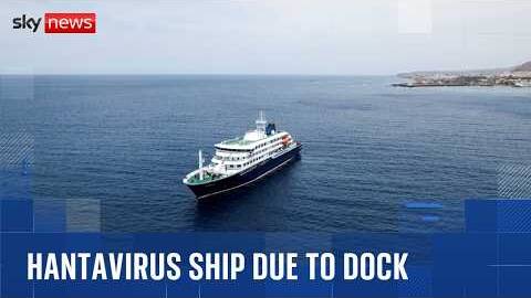 What happens after the hantavirus cruise ship arrives in Tenerife?
