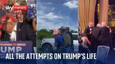 The threats against Trump's life over the years