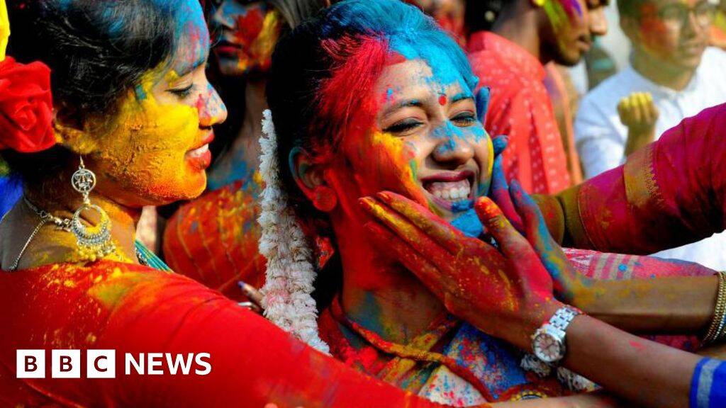 Celebrating Holi - the Hindu festival brings its array of colours to India and elsewhere