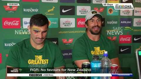 Rugby |  Boks will give no favours for New Zealand
