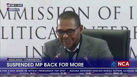 Suspended MP Fadiel Adams apologises to Commissioner Mbuyiseli Madlanga