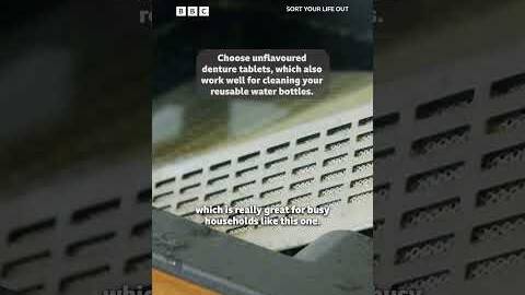 Iwan Carrington uses denture tablets to deep-clean a dirty extractor hood 🧼 - BBC