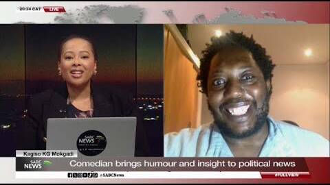 Comedian brings humour and insight to political news