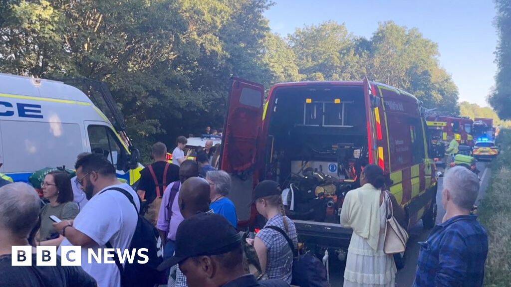 'Like a bomb explosion': Bedford train passenger describes crash