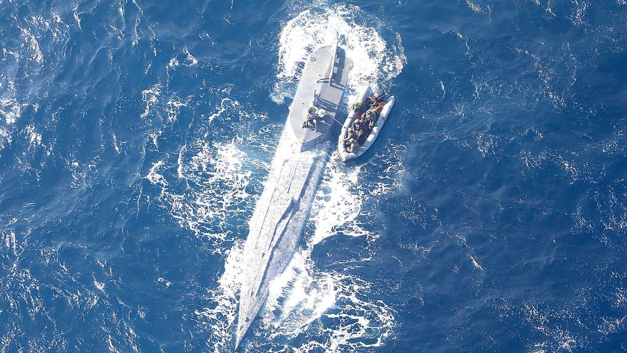 UK authorities help to seize 'narco sub' and record cocaine haul in Atlantic Ocean