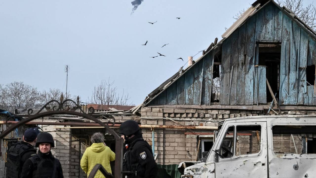 Russian drones kill at least two in Ukraine and cut power to most of a region