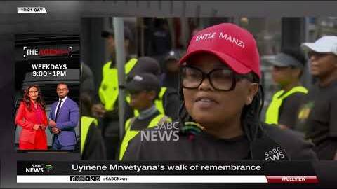 Uyinene Mrwetyana's walk of remembrance