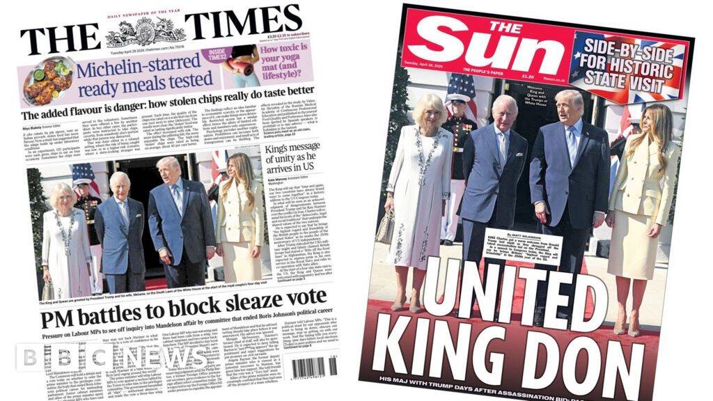 'United King Don' and 'PM battles to block sleaze vote'