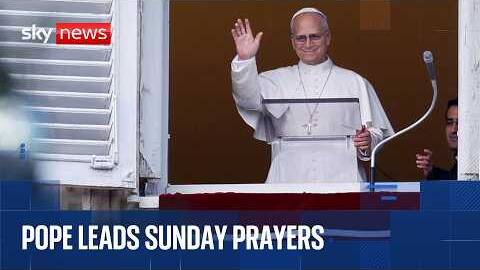 Pope Leo leads first Sunday prayers since lung cancer surgery