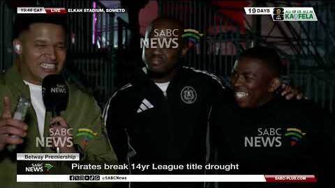 Celebrations continue as Pirates are crowned Betway Premiership champions