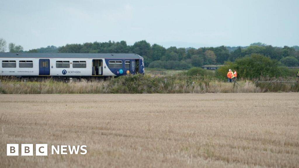 Man dies after train hits van on crossing