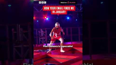 How your email finds me in January 😂 - BBC