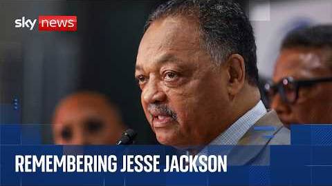 LIVE: Outside the house of Jesse Jackson following his passing