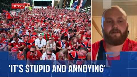 'I will not row': Norway's World Cup fan cannot be moved