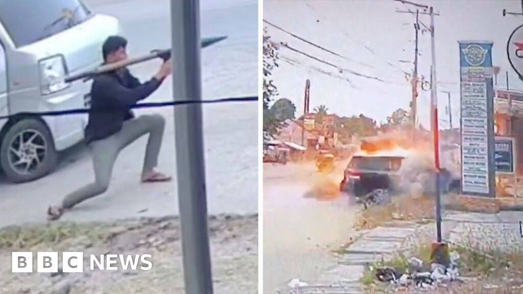 Watch: CCTV captures moment mayor hit in rocket launcher attack in the Philippines