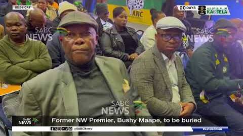 Memorial service for former NW Premier Bushy Maape