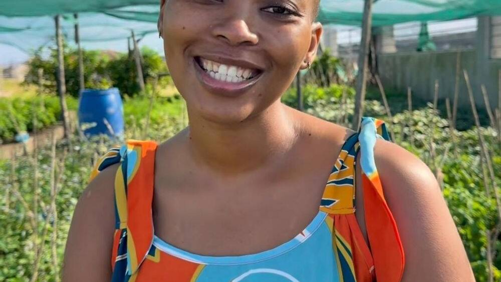 Onezwa Mbola reveals pregnancy in surprise Spring Day garden video