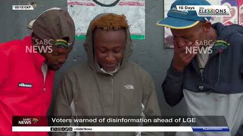 Voters warned of disinformation ahead of LGE