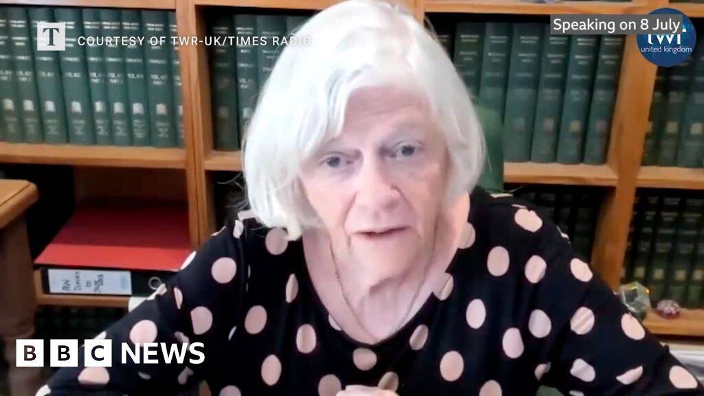 Widdecombe seen in interview believed to be 20 minutes before attack