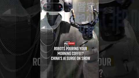 Robots pouring your morning coffee? China's AI surge on show