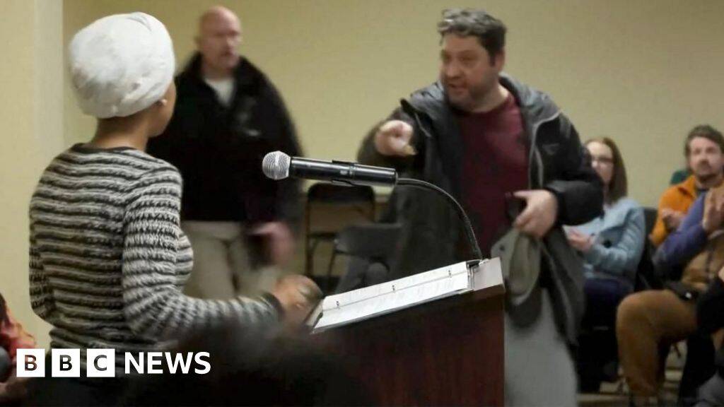 Minnesota congresswoman Ilhan Omar attacked with 'unknown liquid' during town hall