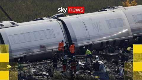 Emergency crews continue grim search at deadly train crash in Spain