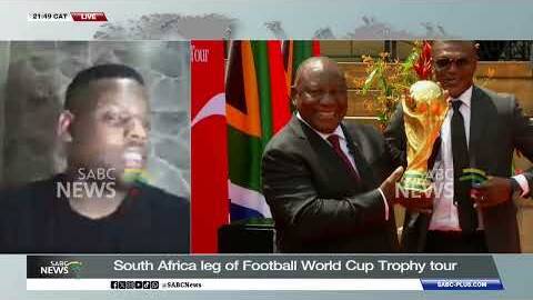 Ramaphosa receives FIFA World Cup trophy: Neo Poho